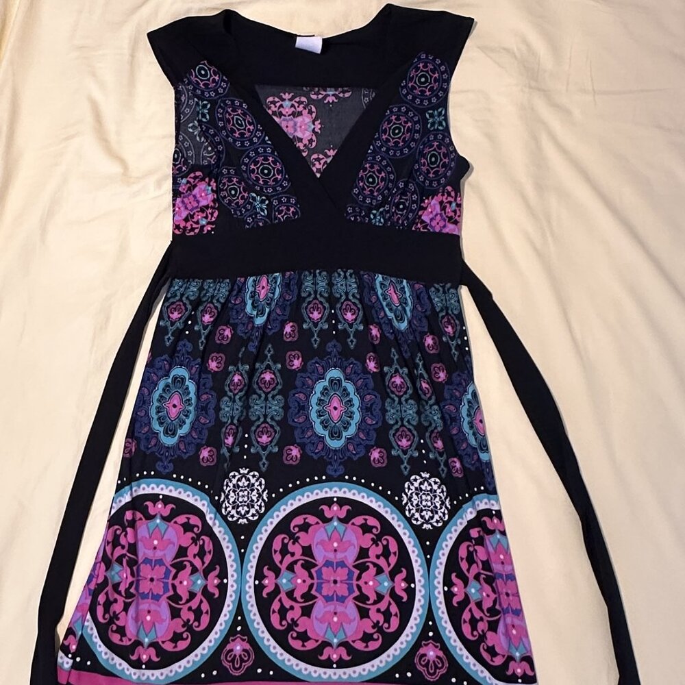 comfortable printed dress